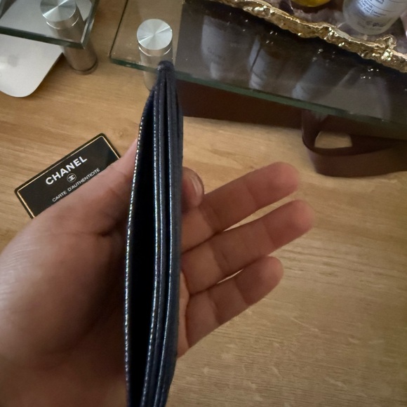 Chanel Navy Quilted Card Holder - Picture 12 of 15